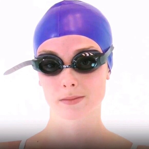 TYR Corrective Optical Swim Goggles -3.50 Smoke Lens Durafit Adjustable Unisex - Picture 3 of 9